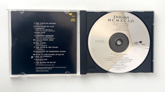 Enigma - MCMXC a.D. CD 1990 Debut New Age Charisma Virgin