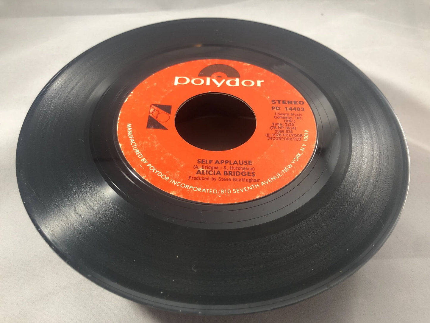 ALICIA BRIDGES I LOVE THE NIGHTLIFE/SELF APPLAUSE (VG) PD-14483 45 RECORD VG