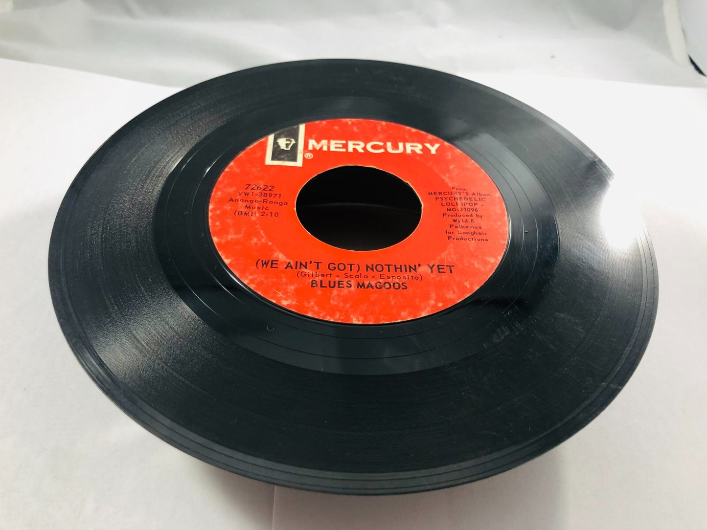 Rock 45 Blues Magoos - Gotta Get Away / (We Ain'T Got) Nothin' Yet On Mercury G+