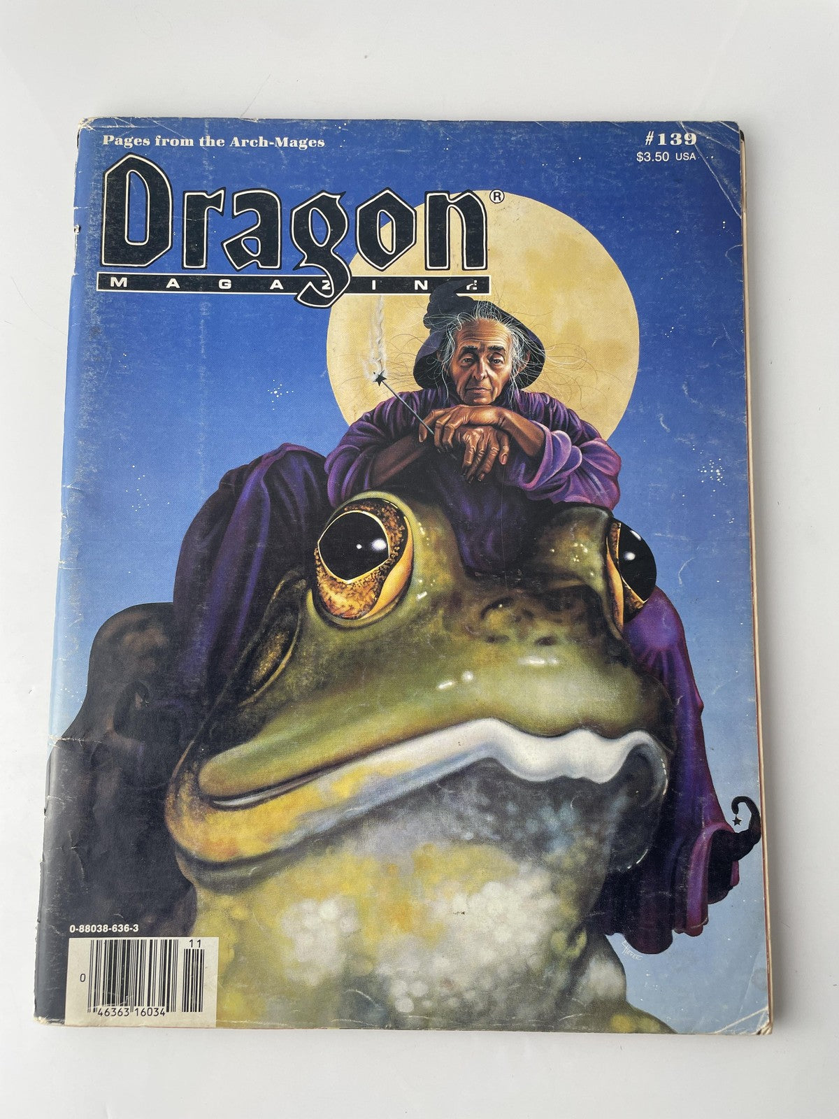 Vintage Dragon Magazine #139 Nov 1988 TSR Dungeons & Dragons AD&D RPG 80s Game