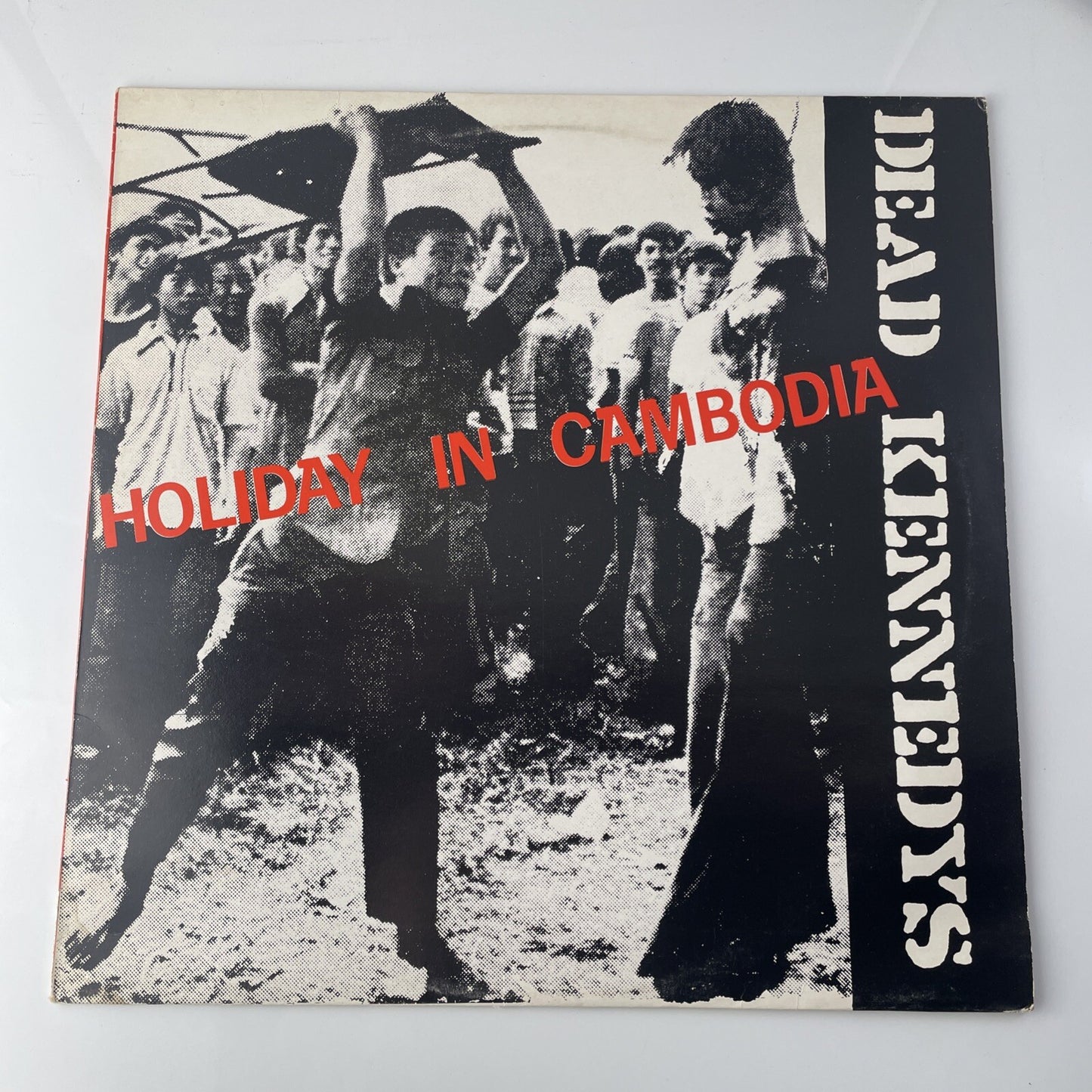 The Dead Kennedys Holiday In Cambodia 12" PC UK Mid 80s Press Cherry Red VINYL