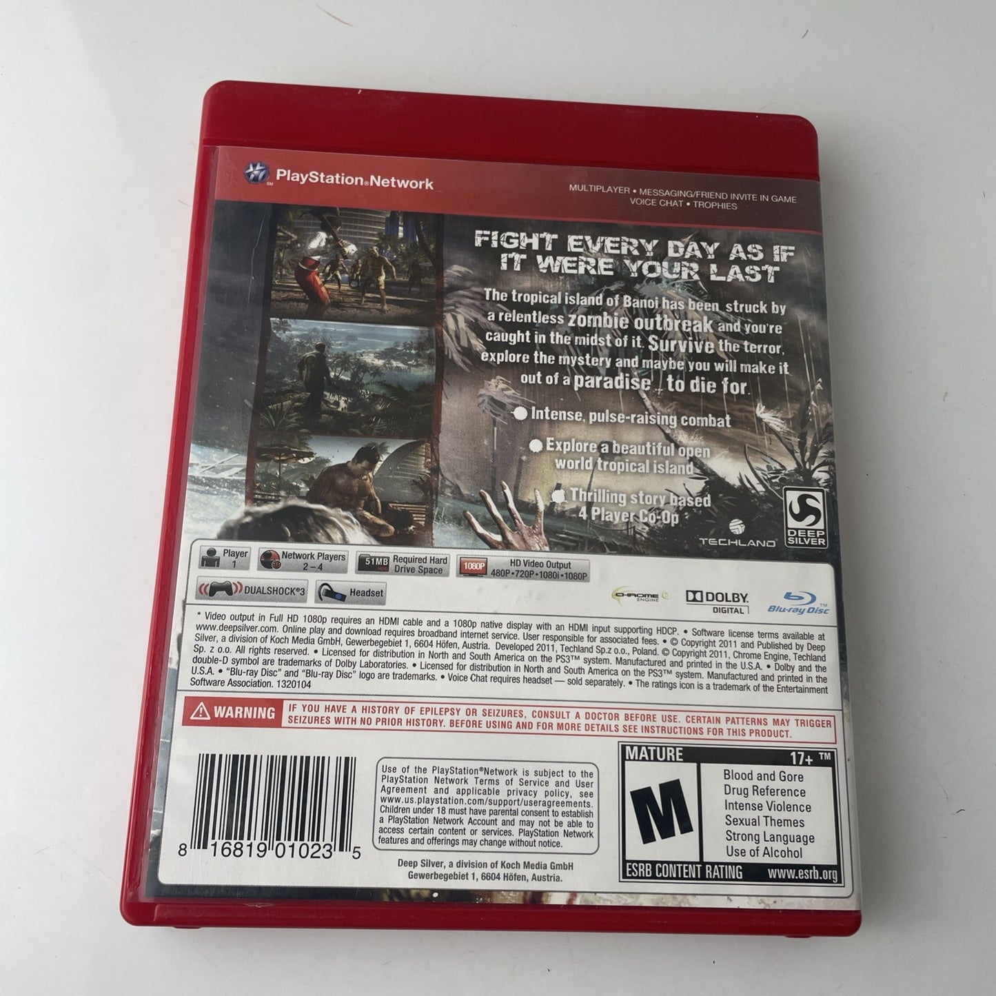 Dead Island Greatest Hits (Sony PlayStation 3, PS3) Complete - Tested & Working