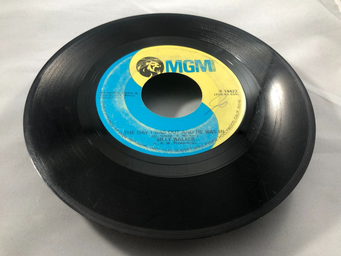 Billy Walker - Sing Me a Love Song to Baby - MGM (45RPM 7”)