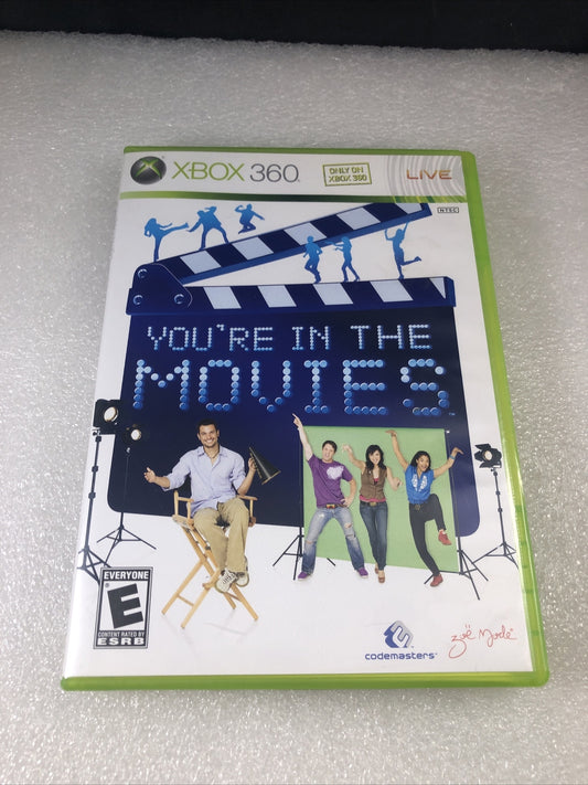 You'Re In The Movies Xbox 360 Game Complete W/ Manual Good No Camera