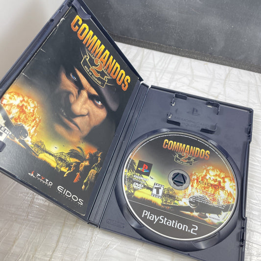 Commandos 2 Men Of Courage PS2 Sony Playstation 2 Game Complete With Manual