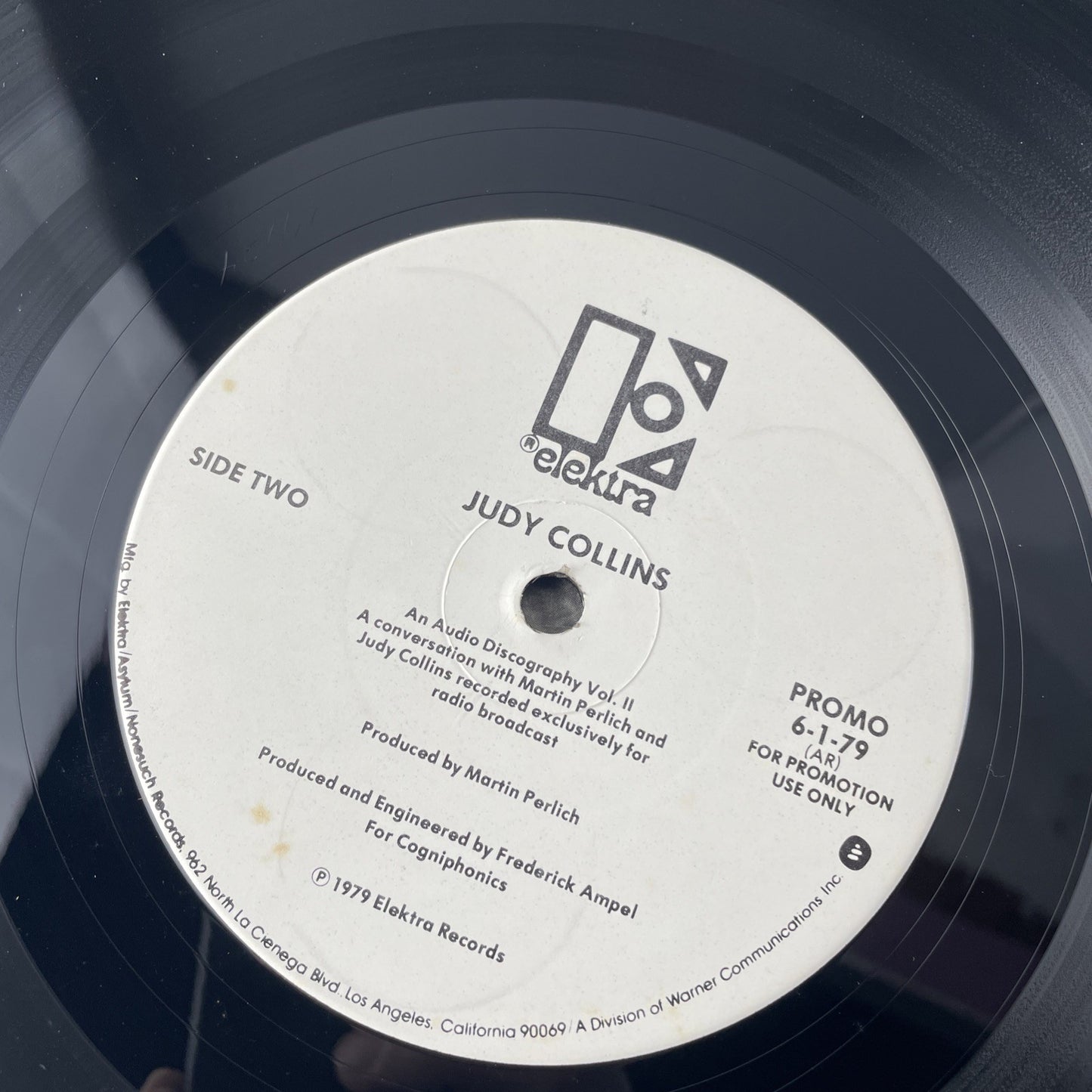 RADIO SHOW: JUDY COLLINS AN AUDIO DISCOGRAPHY 1979 CONVERSATION s/MARTIN PERLICH