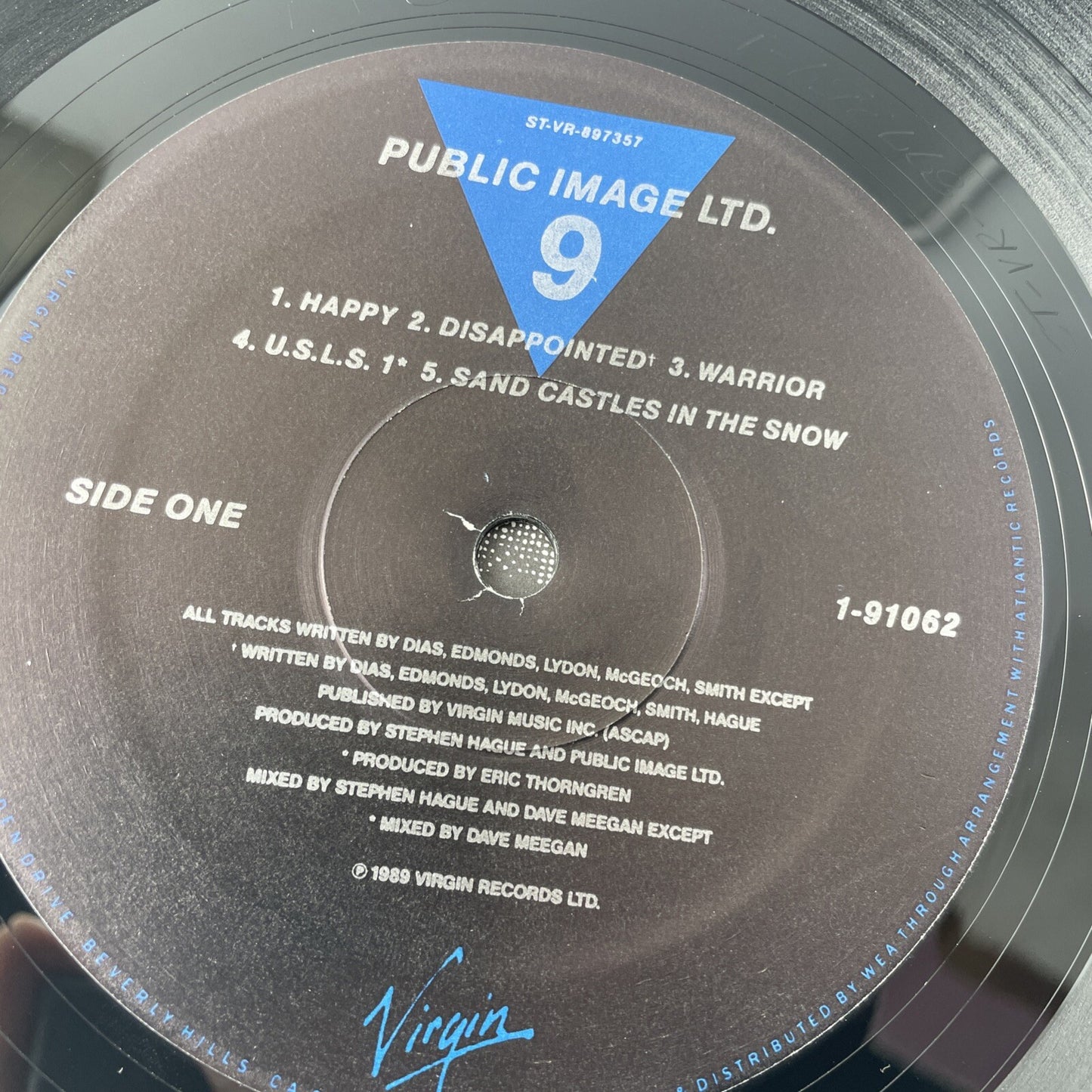 RARE Public Image Limited PIL 9 Album Vinyl Record Punk Post-Punk