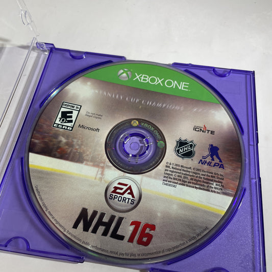 NHL 16 (Microsoft Xbox One, 2015) **DISC ONLY** Hockey Sports Game 2016