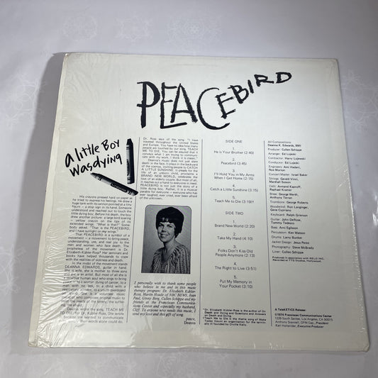 Deanna Edwards Peacebird 1974 LP Vinyl Record Album A Teleketics Release