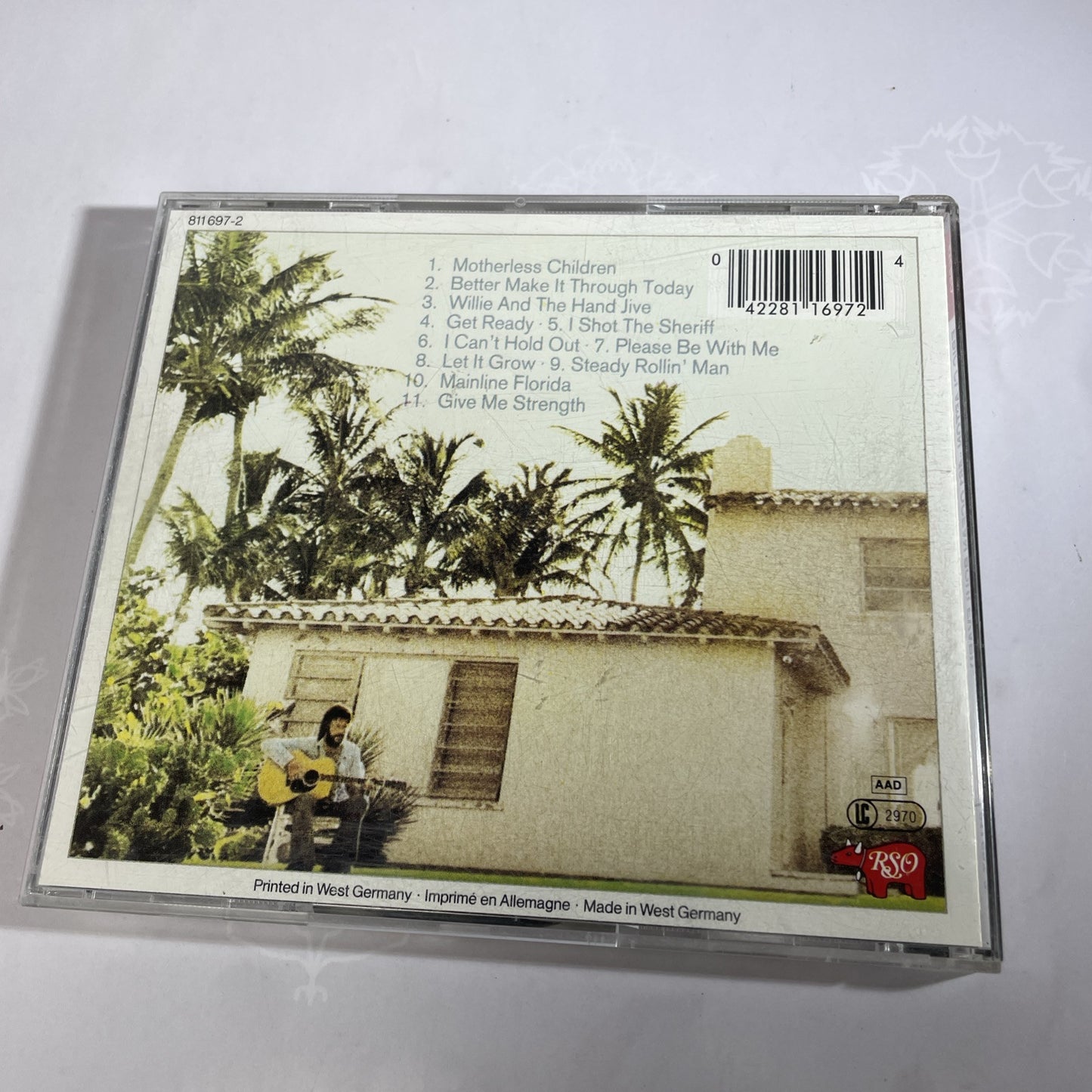 Eric Clapton 461 Ocean Boulevard first West Germany face CD (RSO) near mint