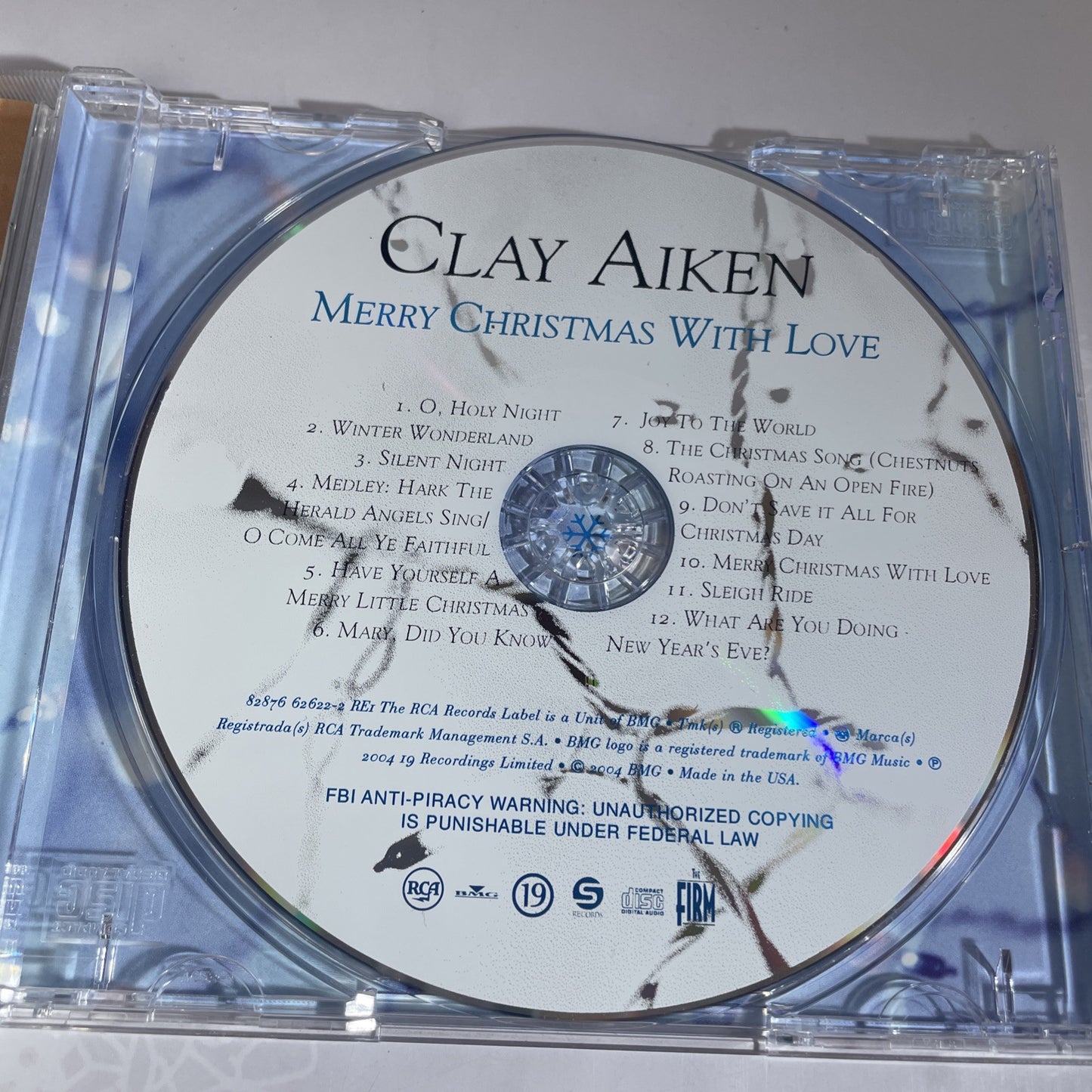 Clay Aiken-Merry Christmas With Love CD Original Vocalist Holiday Songs Classic