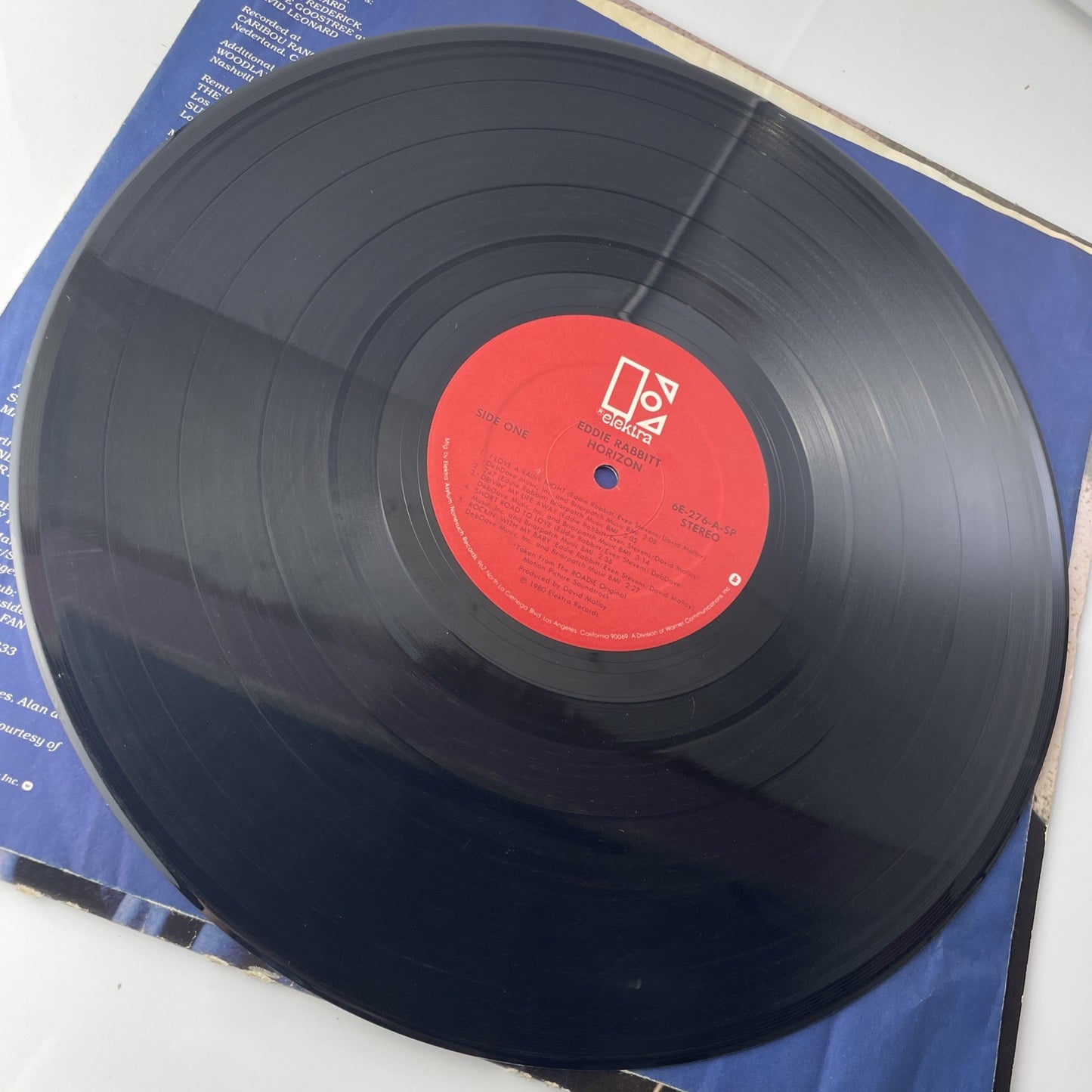 Eddie Rabbitt Horizon LP 6E-276 Vinyl 1980s Rock Folk Country Vintage