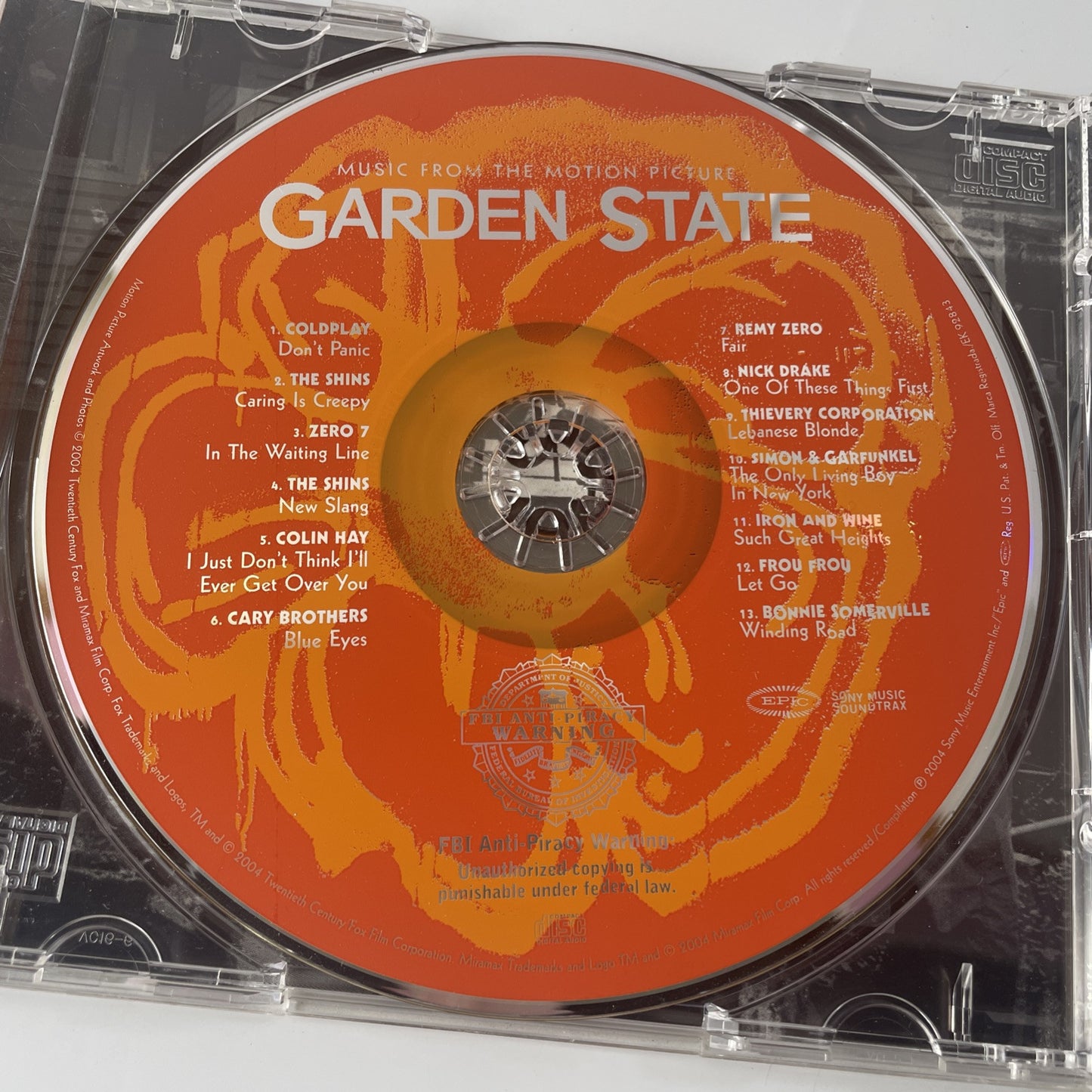 Various – Garden State (Music From Motion Picture) - CD Album 2004 Soundtrack