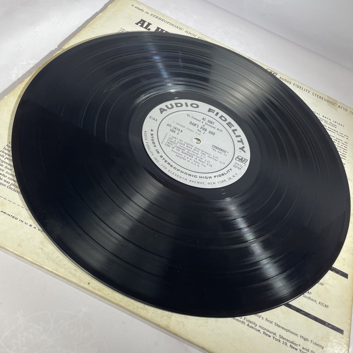 AL HIRT SWINGIN' DIXIE AT DAN'S PIER 600 IN NEW ORLEANS VOL. 2 12" 33 RPM EX