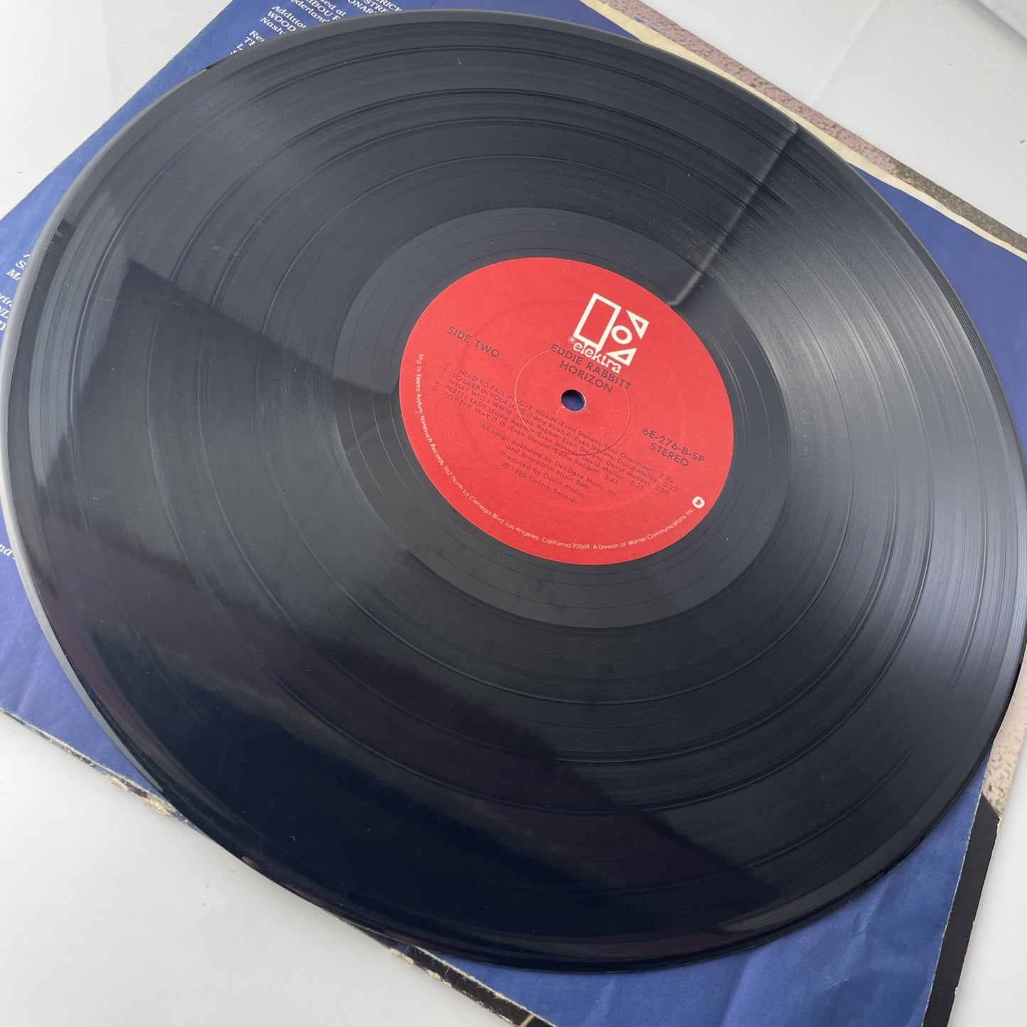 Eddie Rabbitt Horizon LP 6E-276 Vinyl 1980s Rock Folk Country Vintage