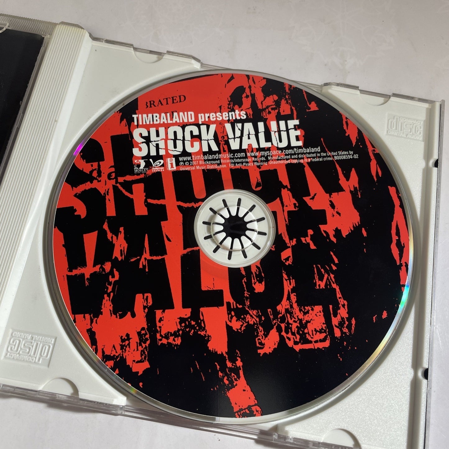 Timbaland Presents Shock Value by Timbaland (CD, 2007) VG Condition