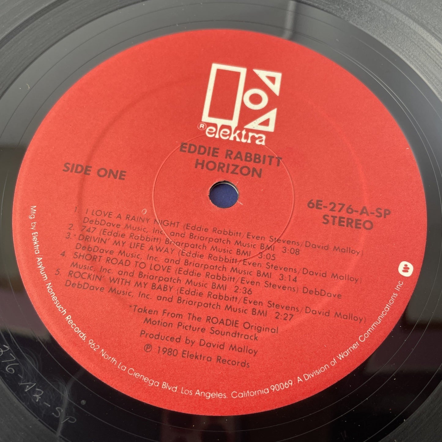 Eddie Rabbitt Horizon LP 6E-276 Vinyl 1980s Rock Folk Country Vintage