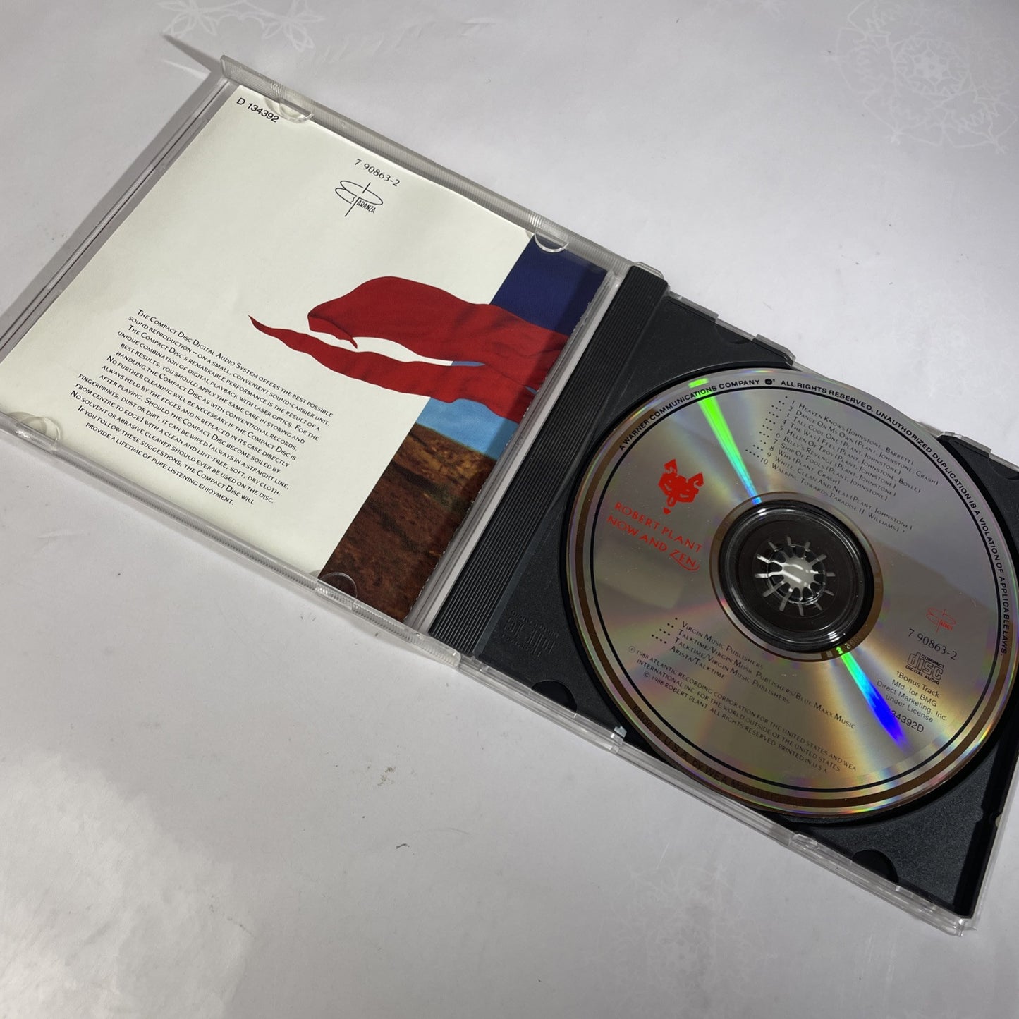 Now & Zen by Robert Plant (CD, 1988, Es Paranza) VG Original Classic Rock Vocals