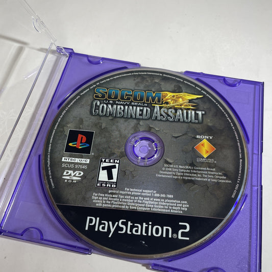 Socom U.S. Navy Seals Combined Assault PlayStation 2 PS2 Disc Only