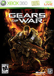 Gears of War (Xbox 360) Very Good DISC In Gamestop Replacement Case