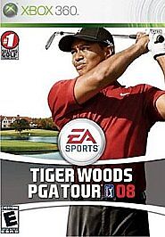 Tiger Woods PGA Tour 08 (Microsoft Xbox 360) NTSC GAME COMPLETE with MANUAL VG
