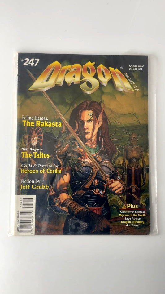 Dragon Magazine #247 Jeff Grubb May 1998 Illustrated RPG
