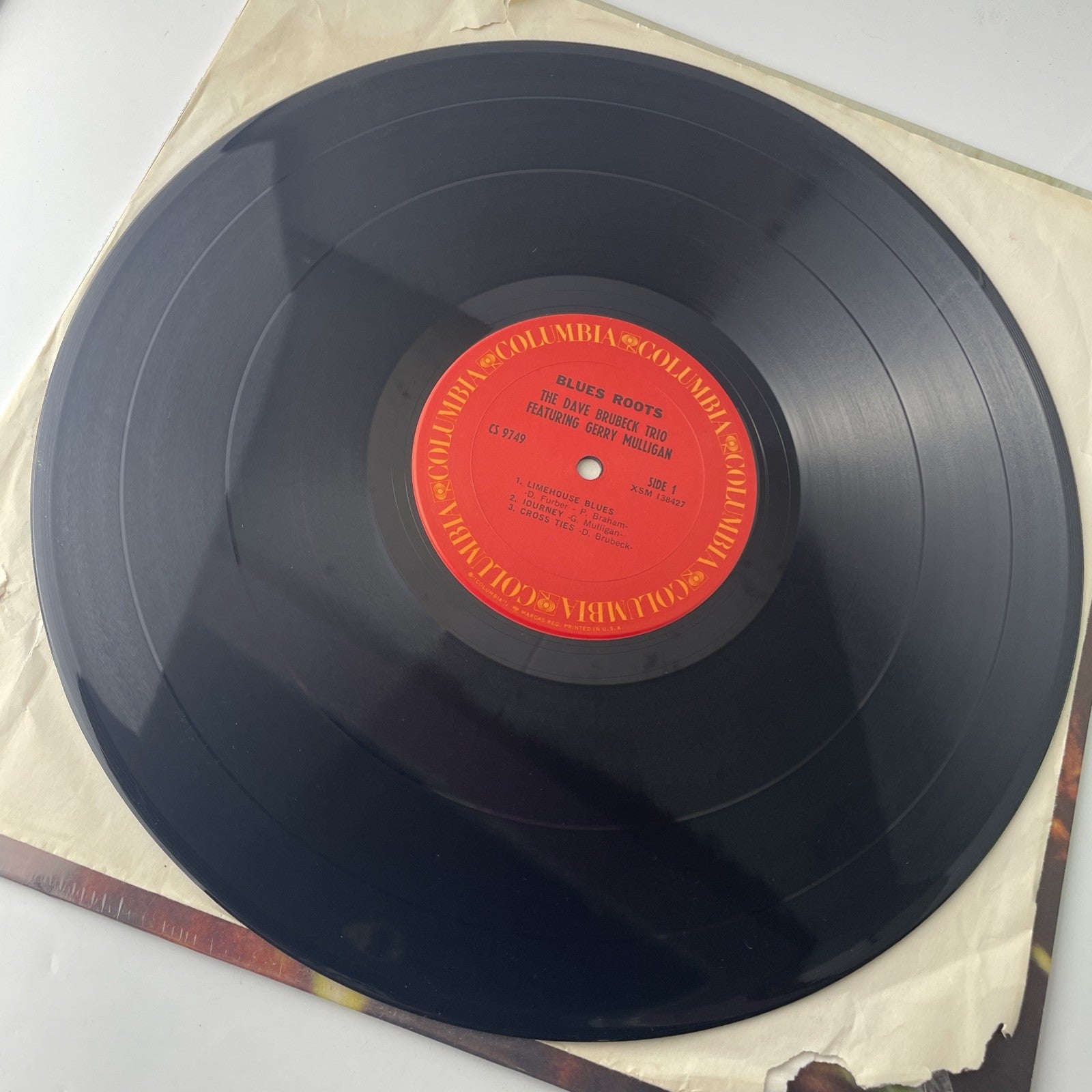 The Dave Brubeck Trio Blues Roots Lp / CS 9749 Vinyl Record VG