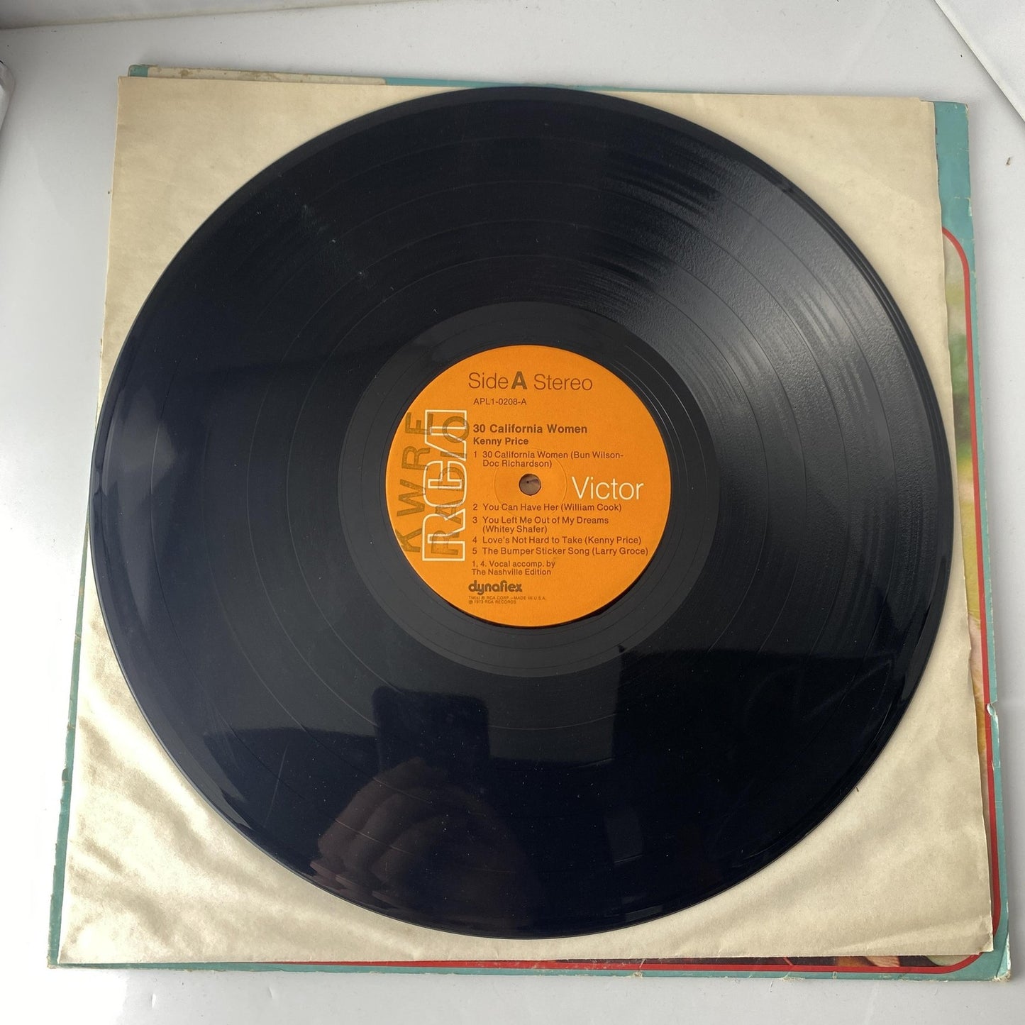 Vintage Kenny Price 30 California Women 12" Vinyl LP 1973 RCA Country Promo