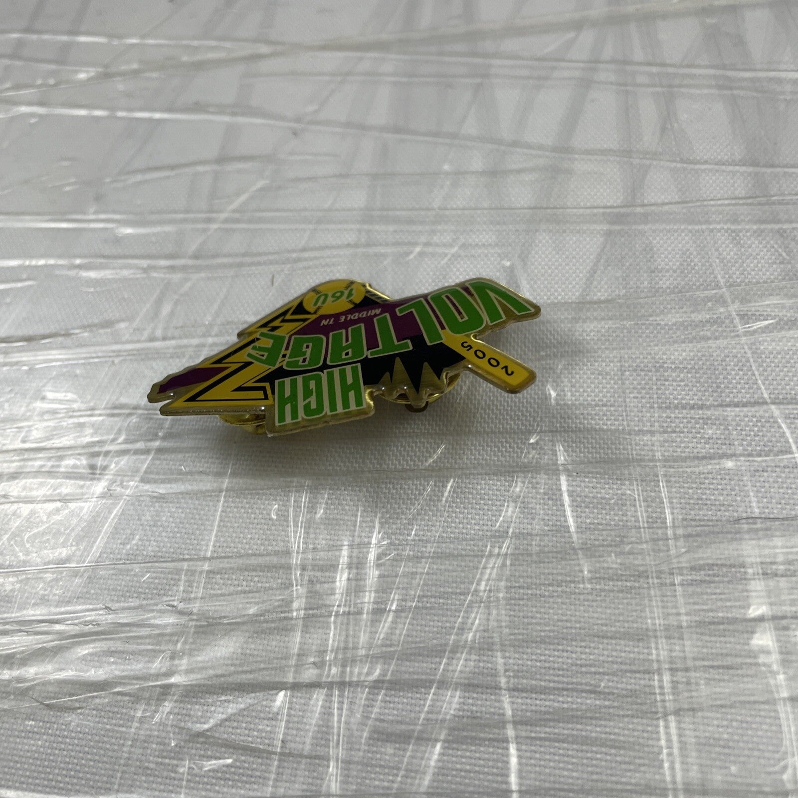 High Voltage Middle TN Softball Lapel Pin Sports Collectable 16U 2005 Rare