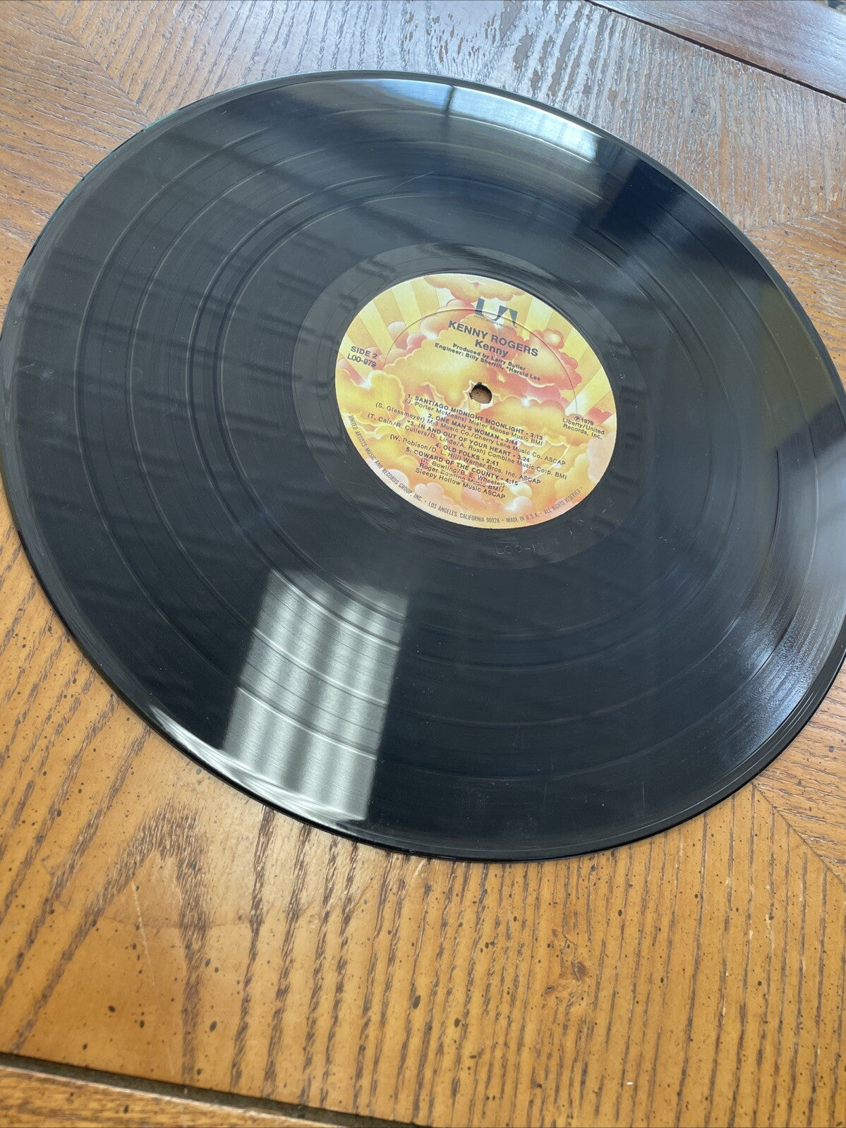 New 1979 Kenny Rogers "Kenny" Vinyl 12" LP Album  Liberty Records  LOO-979