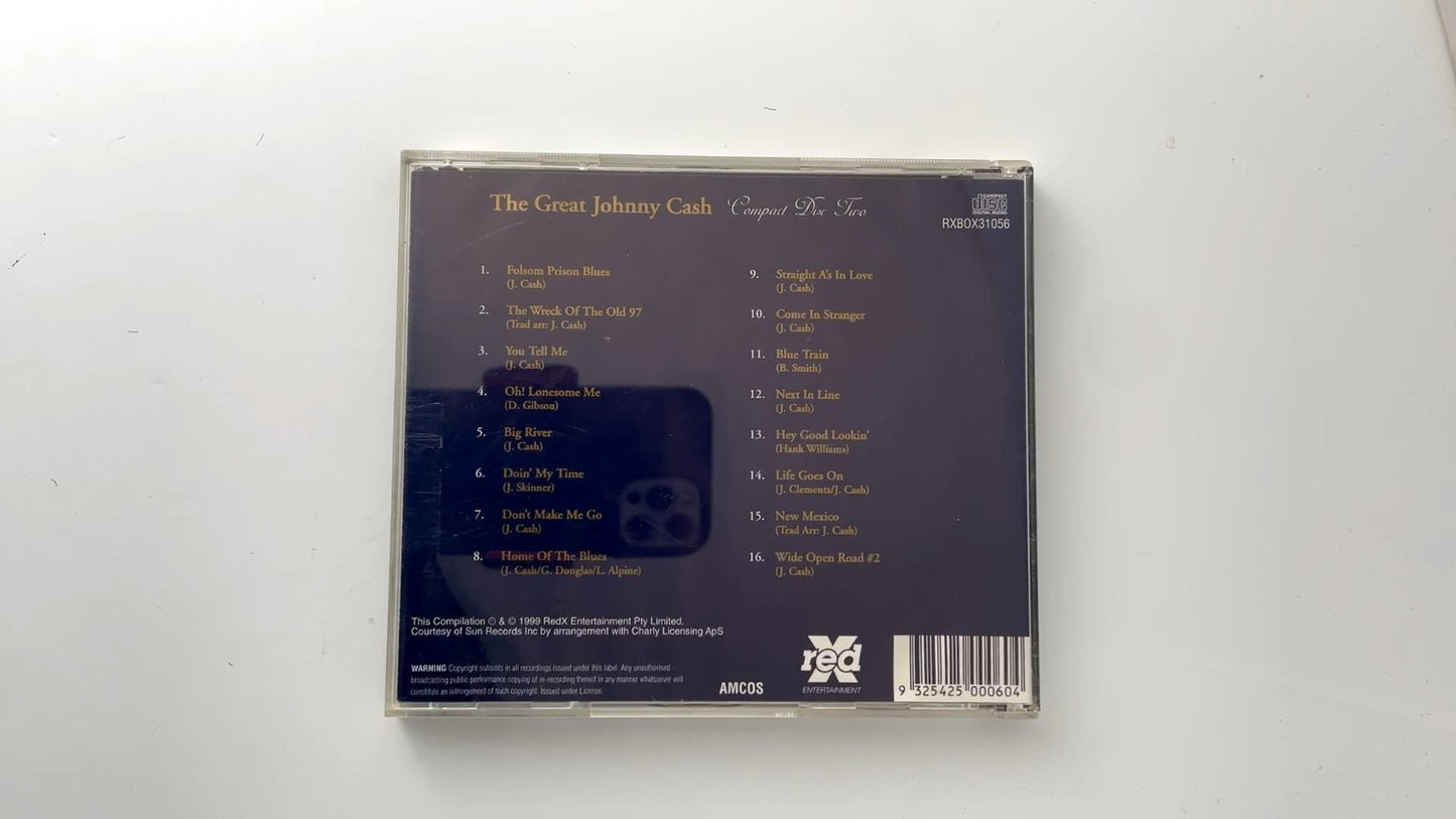 Johnny Cash - The Great CD 1999 RedX Entertainment Country disc 2 only