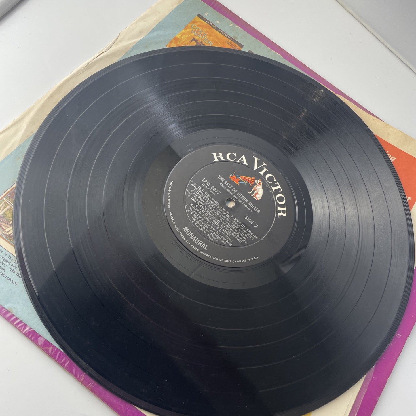 The Best of GLENN MILLER & His Orchestra 1965 Vinyl LP (RCA LSP 3377) G+ Jazz