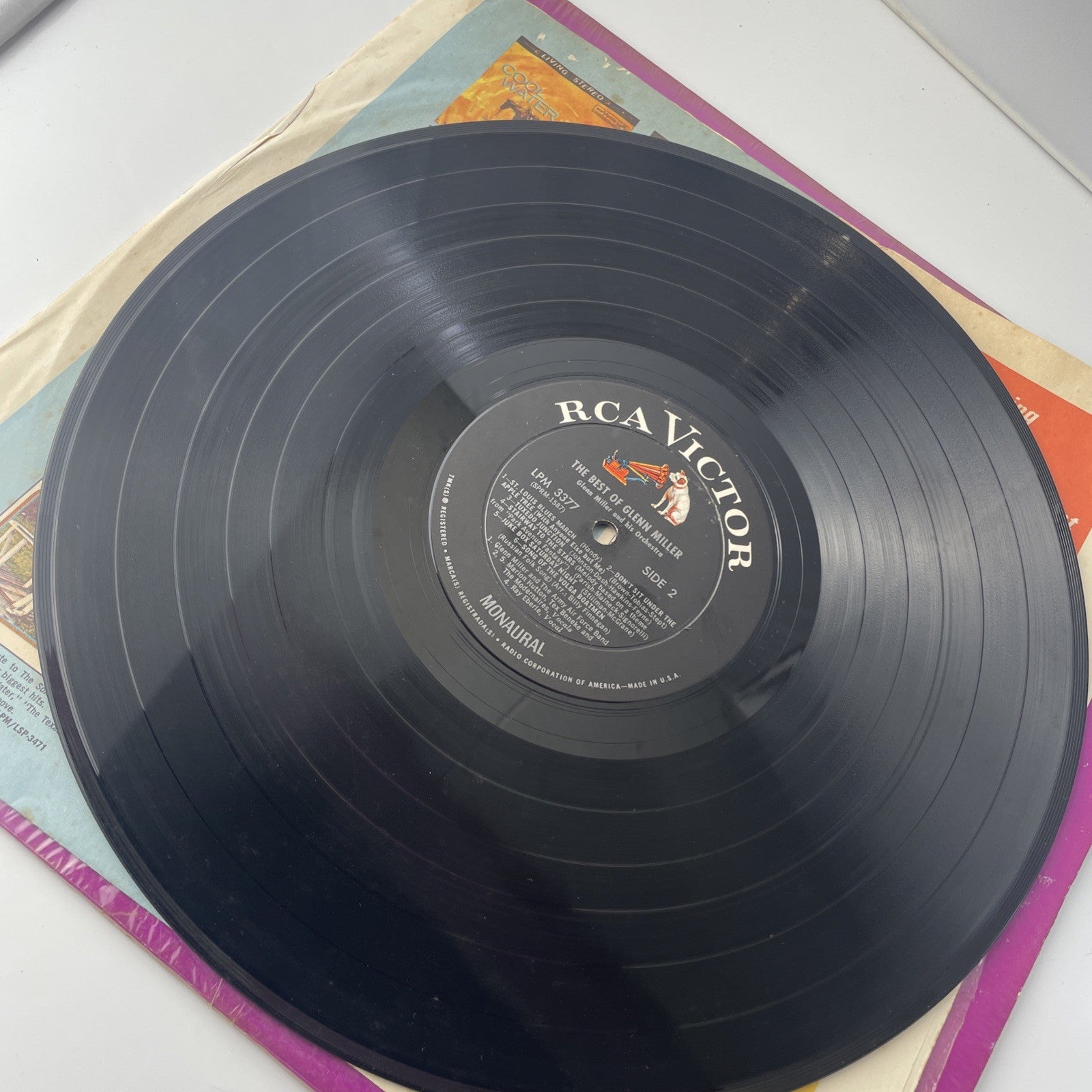 The Best of GLENN MILLER & His Orchestra 1965 Vinyl LP (RCA LSP 3377) G+ Jazz