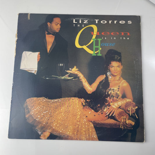 LIZ TORRES - THE QUEEN IS IN THE HOUSE. USA LP. JIVE. 1990. 1382-1-J.