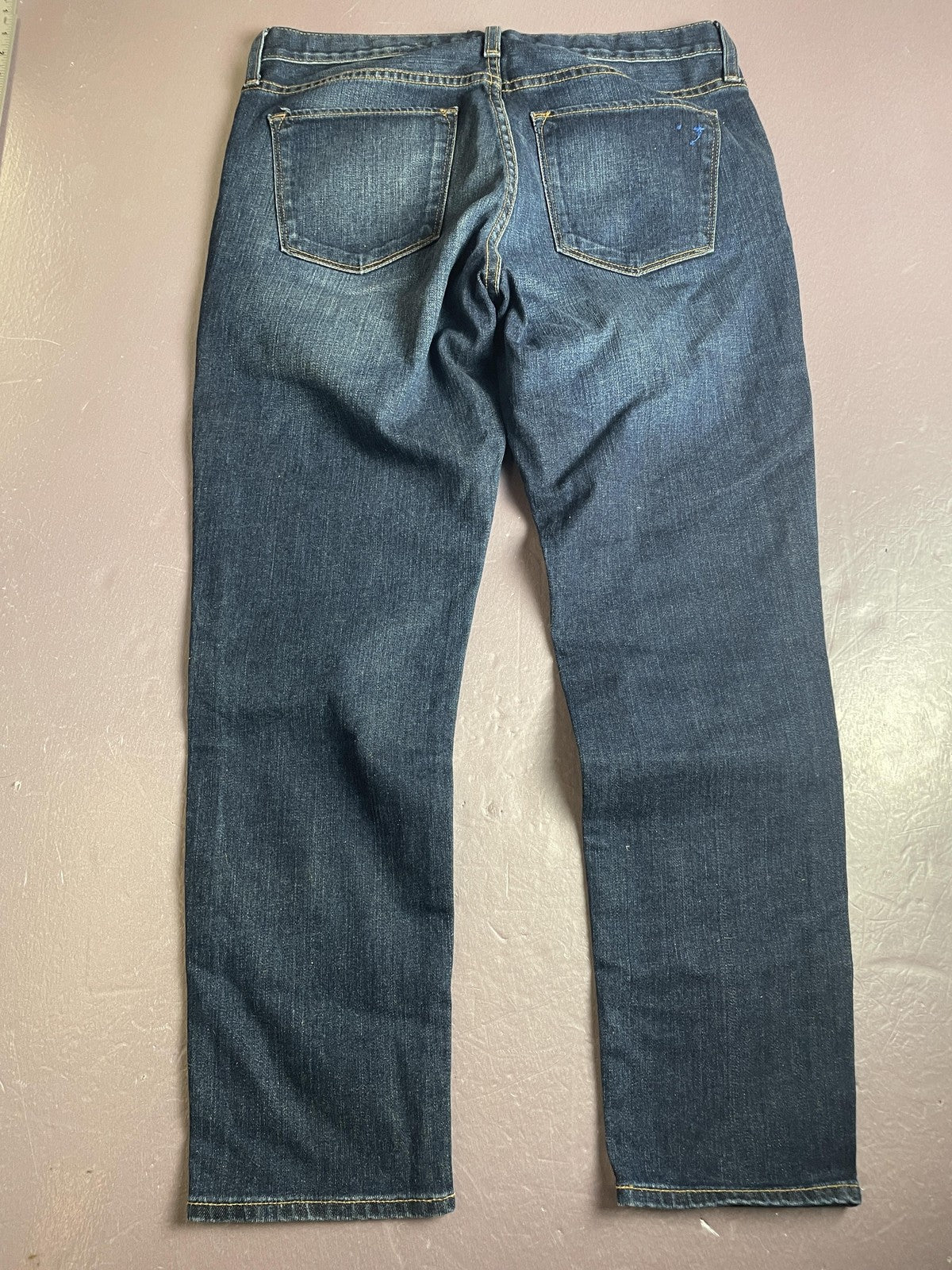 Big Star Jeans Womens 12 Blue High Rise Straight Billie Slim Slouch Denim