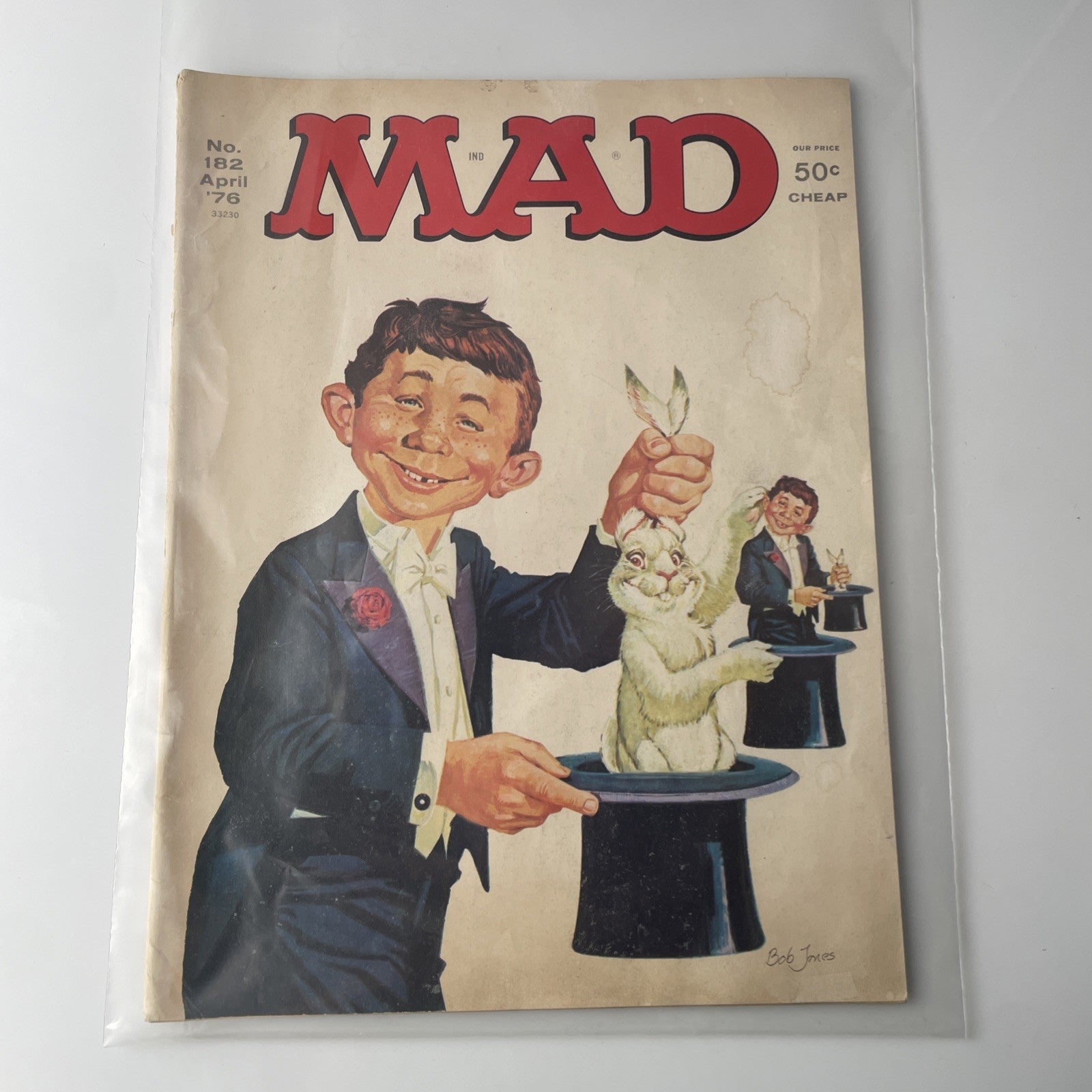 MAD Magazine, No 182, April 1976 Good Times The Godfather Jaws, Towering Inferno