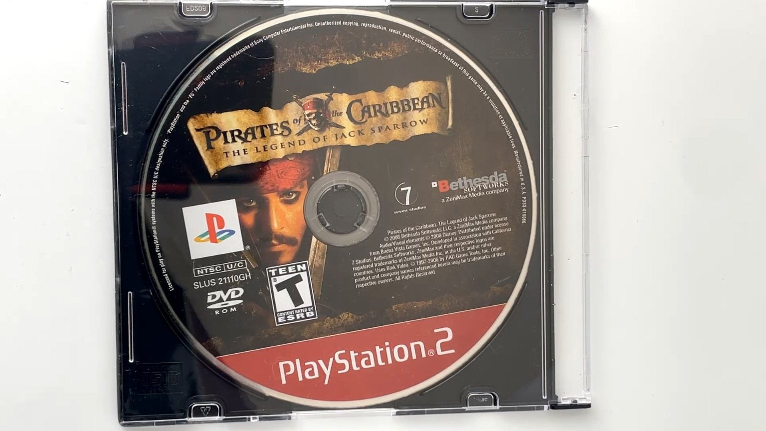 Pirates of the Caribbean The Legend of Jack Sparrow PlayStation 2 Video Game