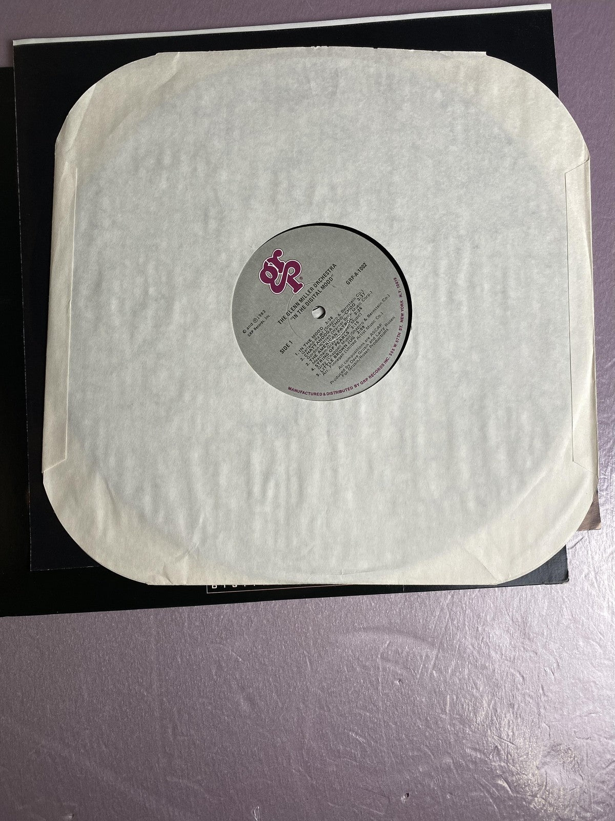 Vintage Glenn Miller Orchestra In The Digital Mood Vinyl LP 1983 GRP Big Band