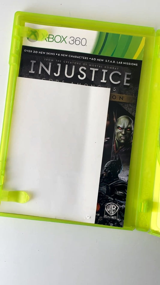 Injustice Gods Among Us Ultimate Edition Xbox 360 Video Game Multiplayer
