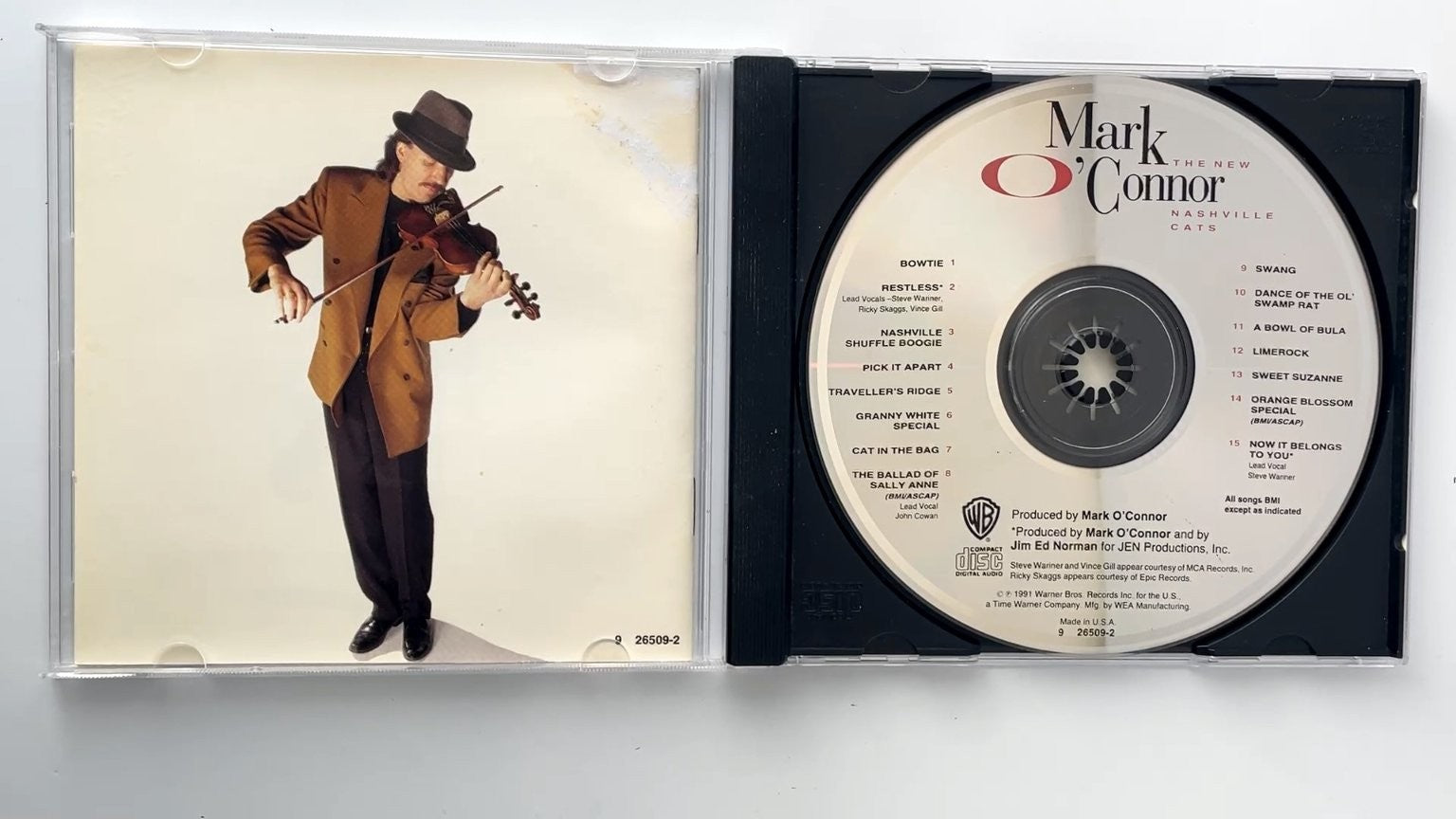 Mark O'Connor - The New Nashville Cats CD 1991 Country Warner Bros.