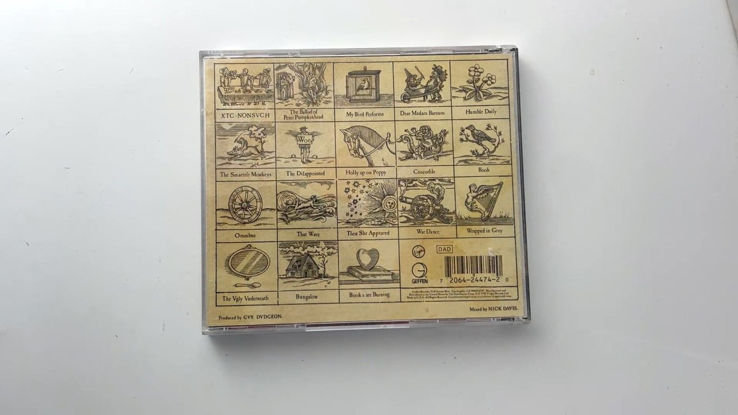 XTC - Nonsuch CD 1992 Rock Alternative Geffen Records