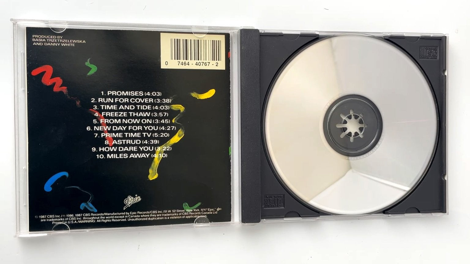 Basia - Time and Tide CD 1987 Epic Jazz Pop EK 40767