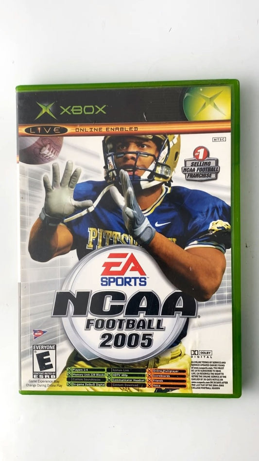 TOP SPIN + NCAA Football 2005 Xbox Video Game Online Enabled Multiplayer