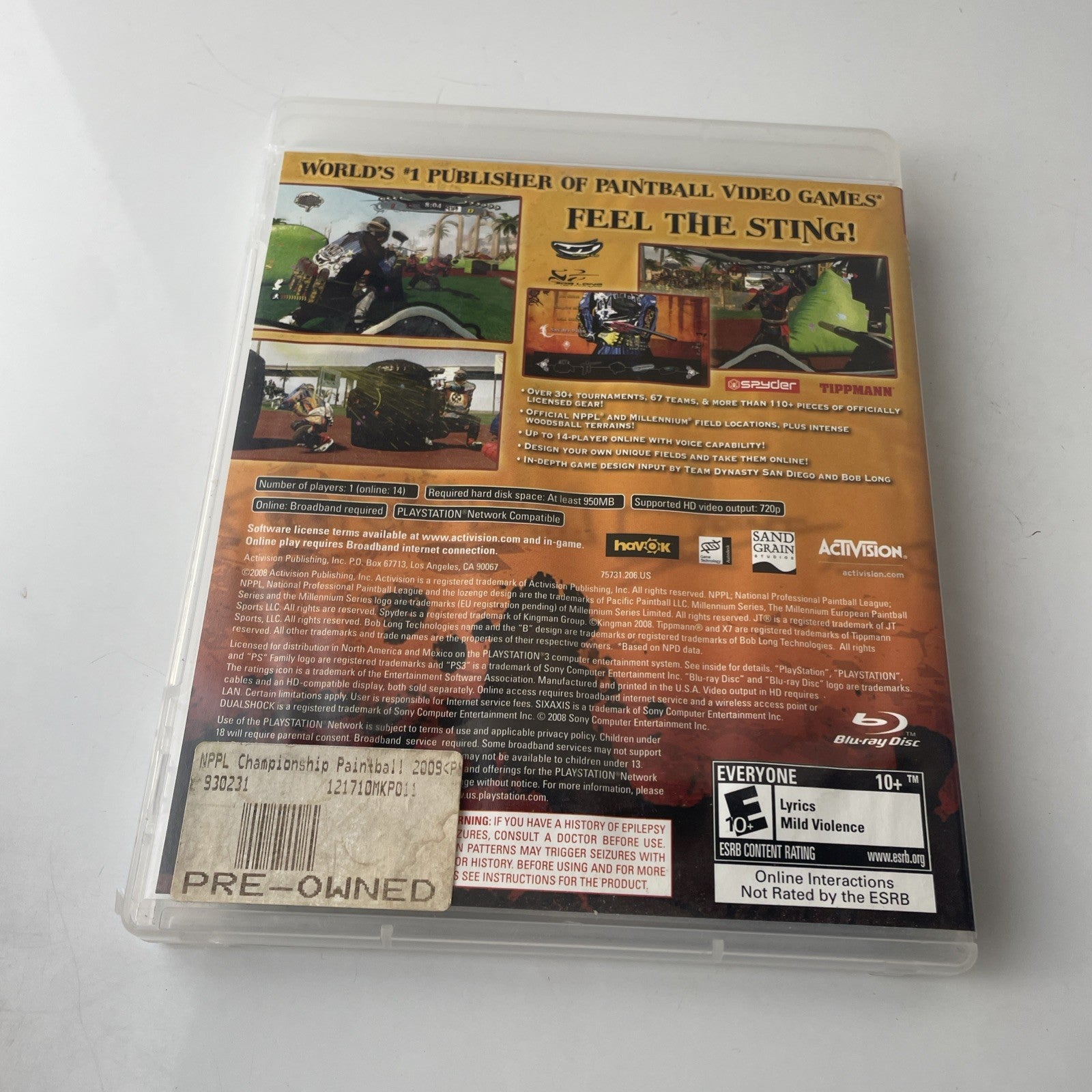 NPPL Championship Paintball 2009 (Sony PlayStation 3, 2008)