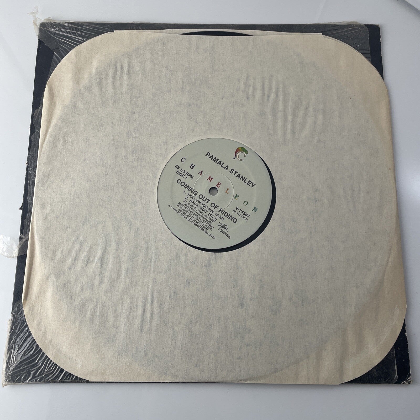 PAMALA STANLEY Coming Out Of Hiding 12" Single 1990 Vinyl Chameleon