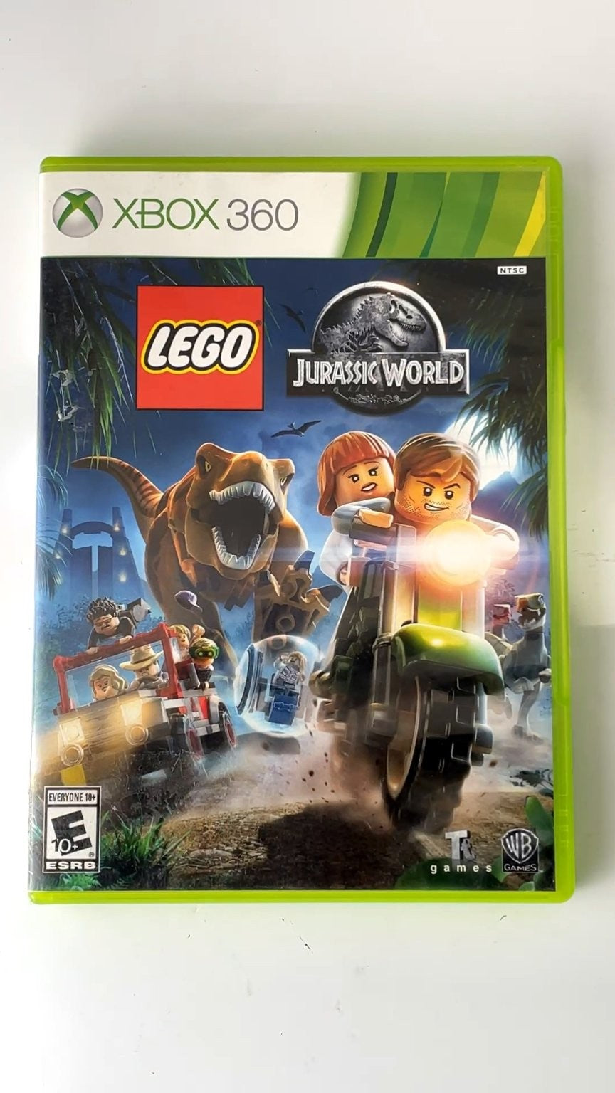 LEGO Jurassic World Xbox 360 Video Game Multiplayer Adventure NO MANUAL