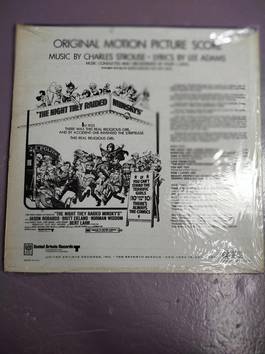 Vintage Night They Raided Minsky's 12in Black Vinyl LP 1968 United Artists Score