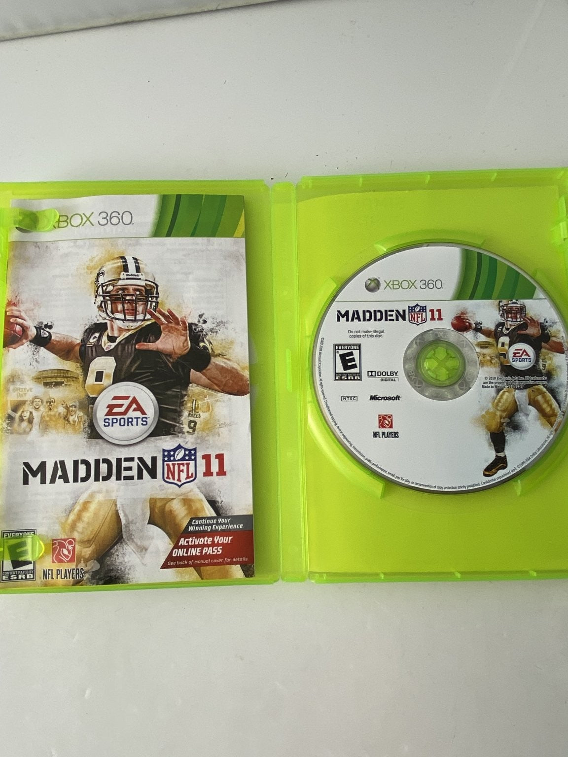 Madden NFL 11 Xbox 360 Video Game Football Sports Multiplayer
