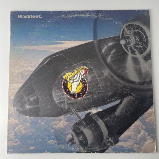 Blackfoot, Flyin' High, Epic Records PE 34378, 1976 Southern Rock