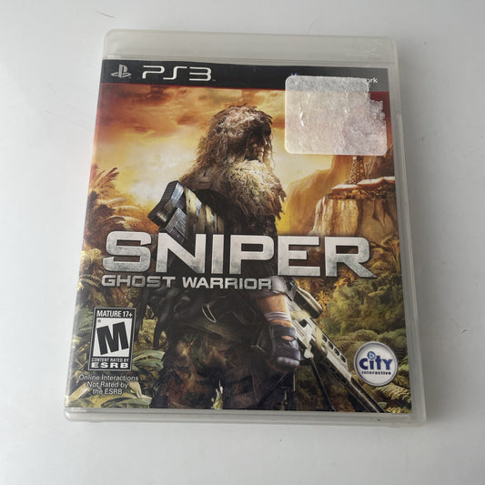 Sniper Ghost Warrior (PlayStation 3 PS3) COMPLETE CIB